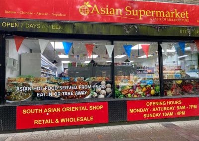 Asian Supermarket shop front